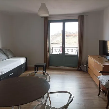Studio, Balcon, Vue, Lit Linge Size Meze